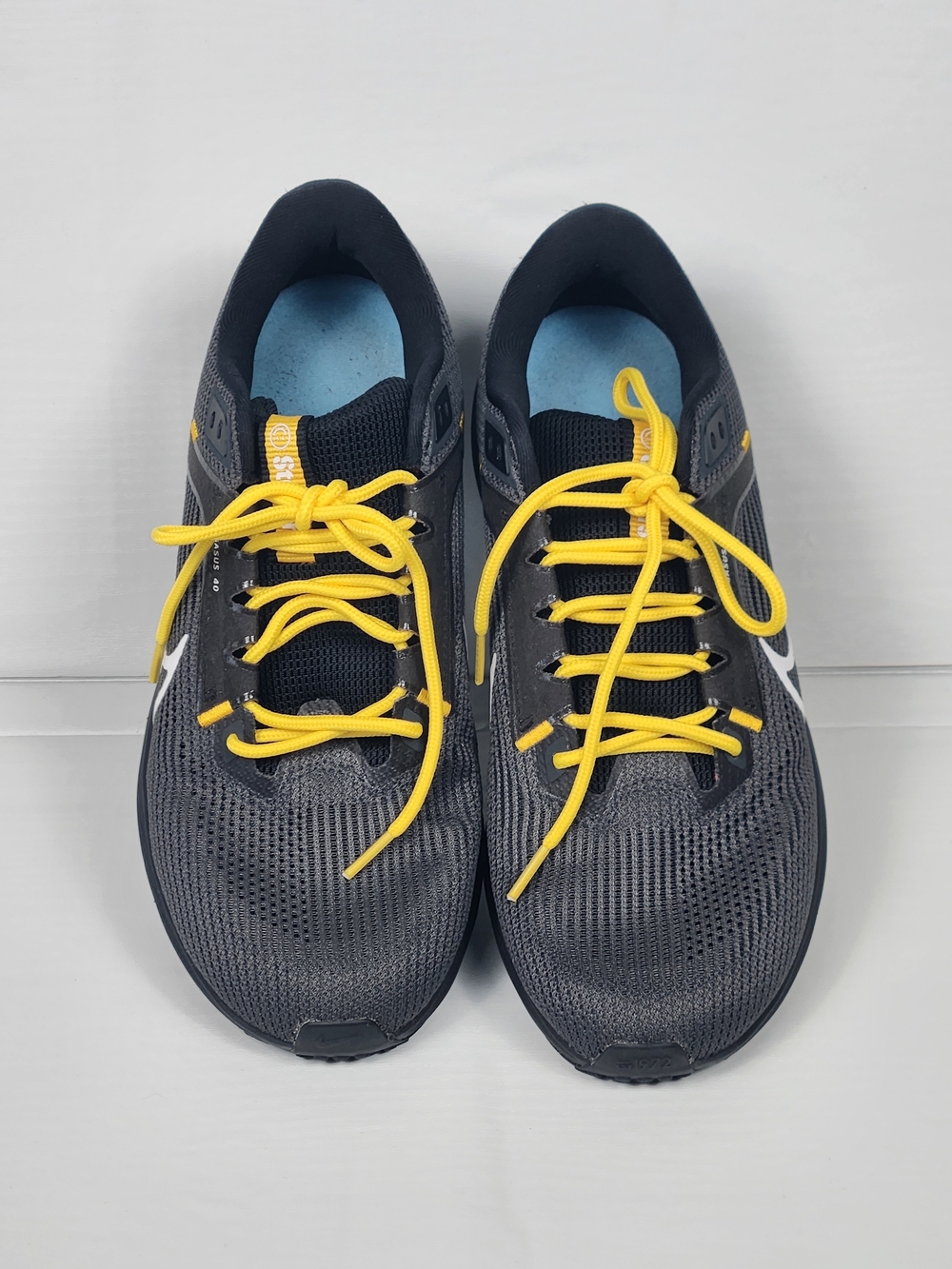 NFL Nike Air Zoom Pegasus 40  Women Size 8 Running Shoes Pittsburgh Steelers